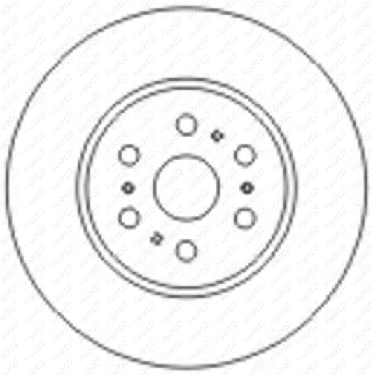 MAPCO Bremsscheibe Vorderachse  45540