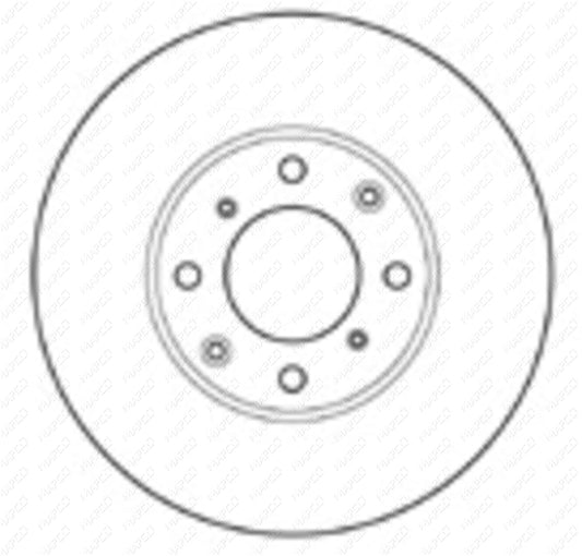 MAPCO Bremsscheibe Vorderachse  15601