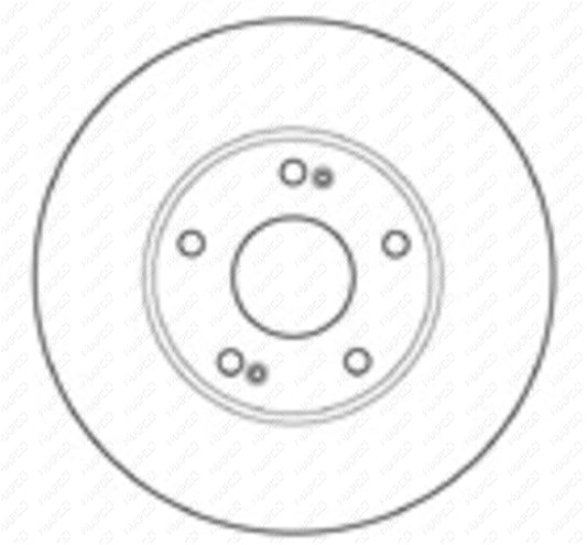 MAPCO Bremsscheibe Vorderachse  15122
